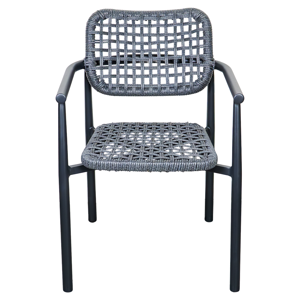 Terrassen Stuhl "Oslo" mix grey