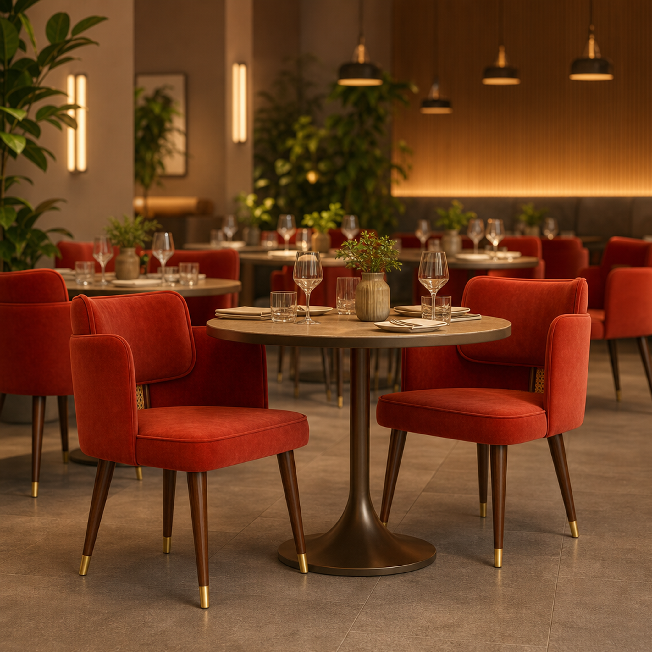 Gastronomie Polsterstuhl "Regnum-Wicker"
