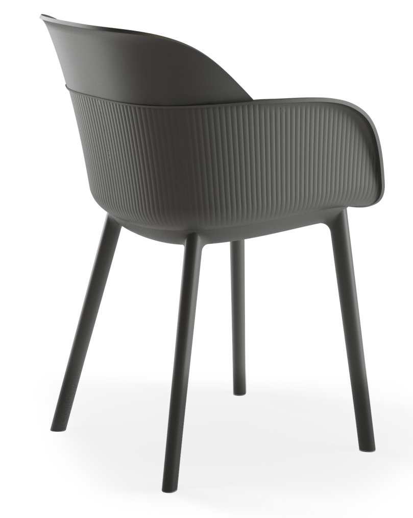 Outdoor Terrassenstuhl "Sunny-P Armchair" Charcoal