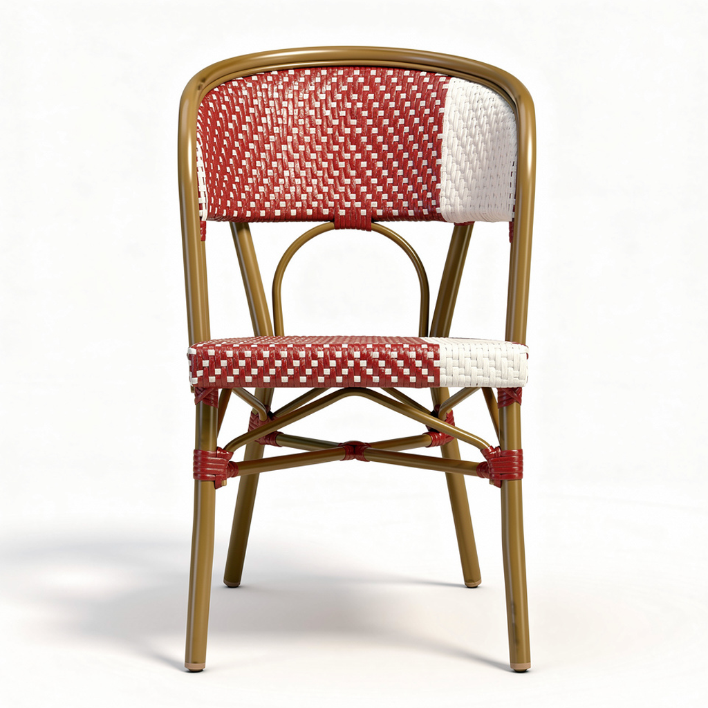 Outdoor Terrassen Stuhl "Magna redwhite"