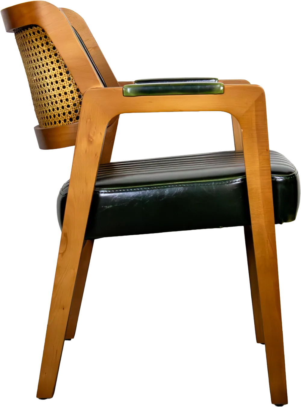 OUTLET Gastronomie Polsterstuhl "Como Wicker" in Dark Green OUTLET Gastronomie Polsterstuhl "Como Wicker" in Dark Green