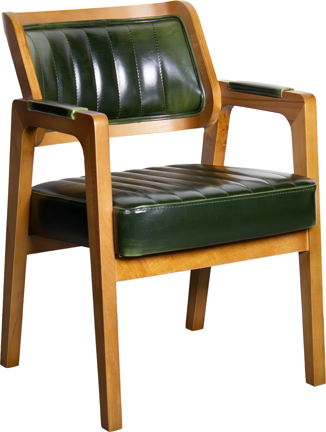 OUTLET Gastronomie Polsterstuhl "Como Wicker" in Dark Green