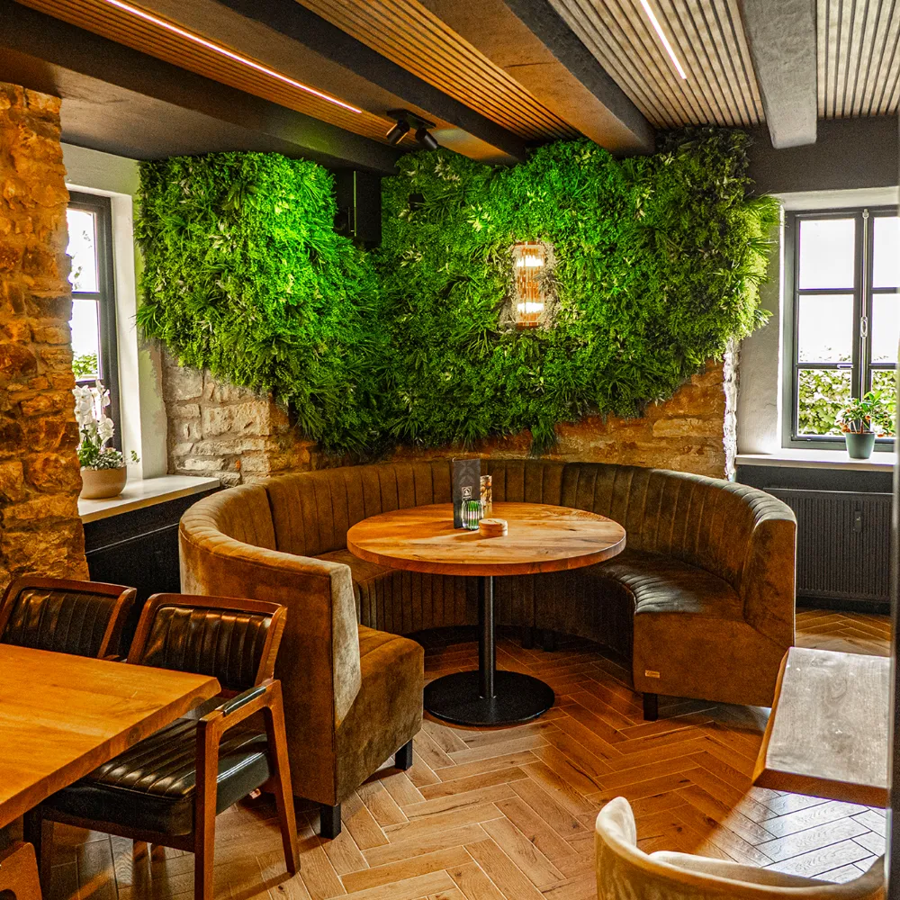 Rundbank mit Füße "Butterfly Deluxe"