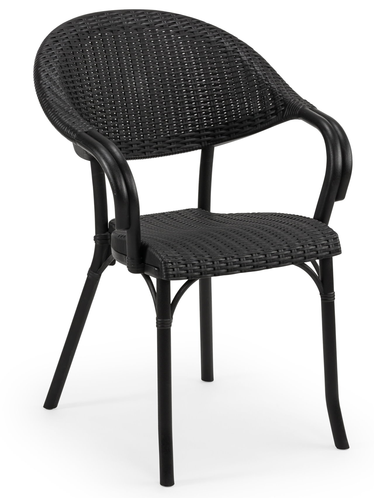 Outdoor Terrassenstuhl "Flash-R" black