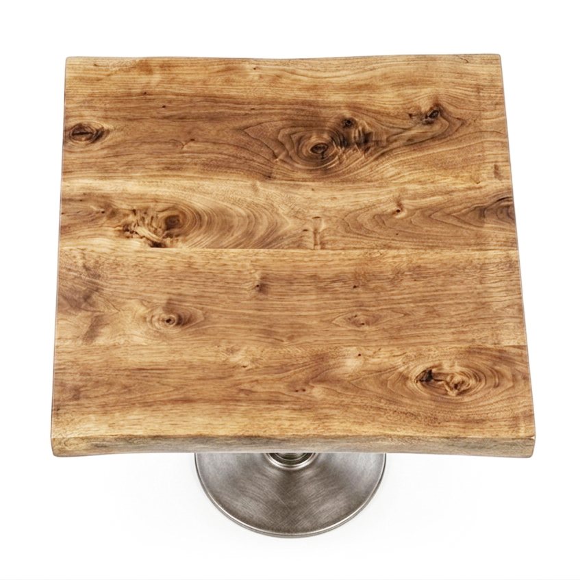Tischkombination Massiv-Walnuss 50mm mit Sienna Single Fuß