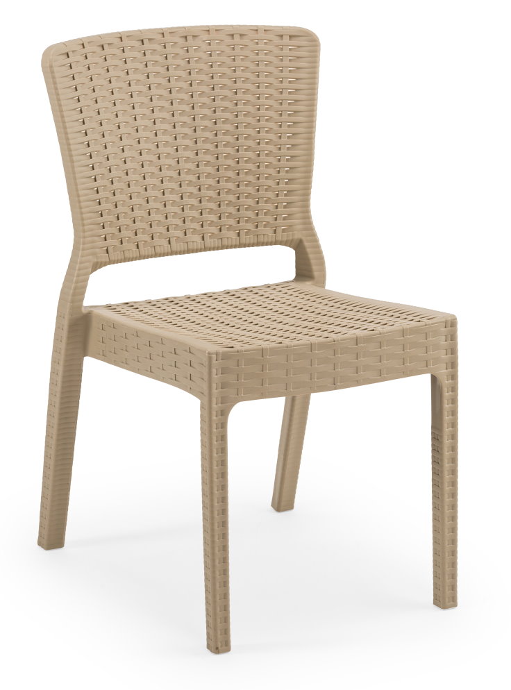 Outdoor Terrassenstuhl "Antares" coffee