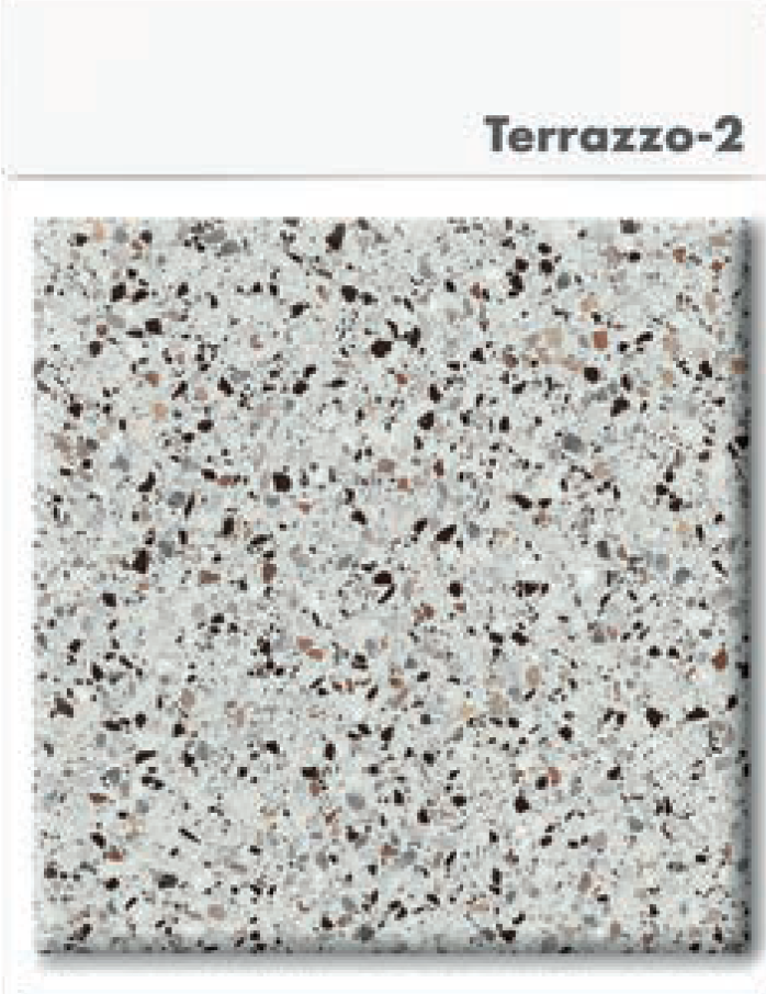 Outdoor Tischkombination "Moon-C" eckig klappbar Compact Platte-Terrazzo02