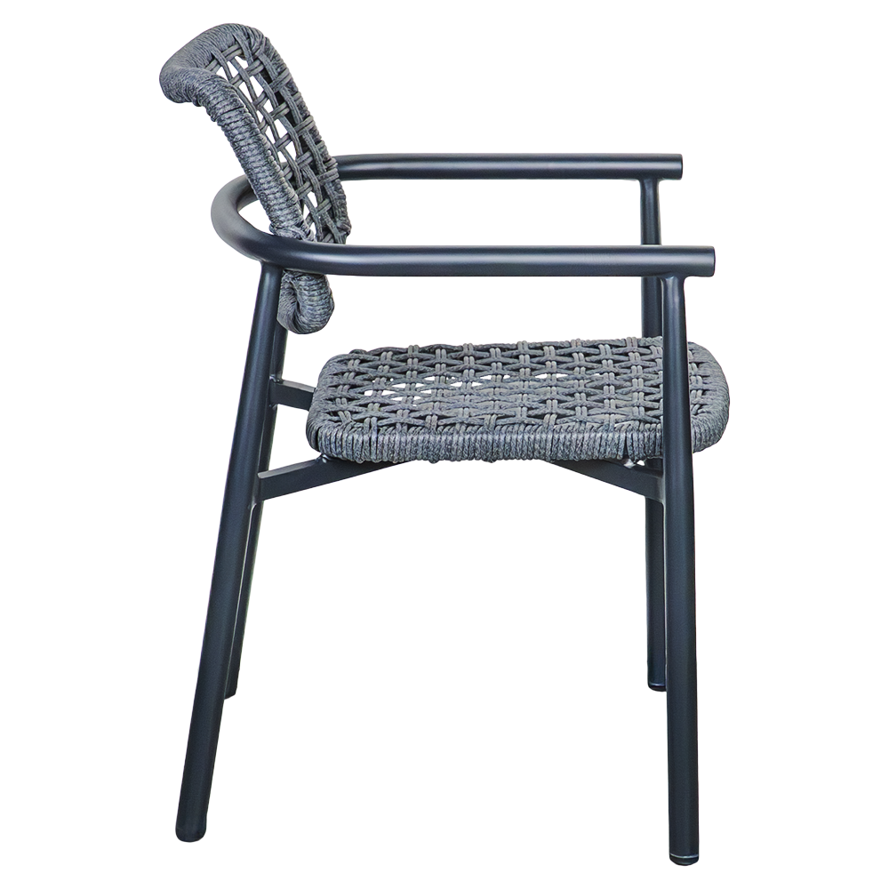 Terrassen Stuhl "Oslo" mix grey