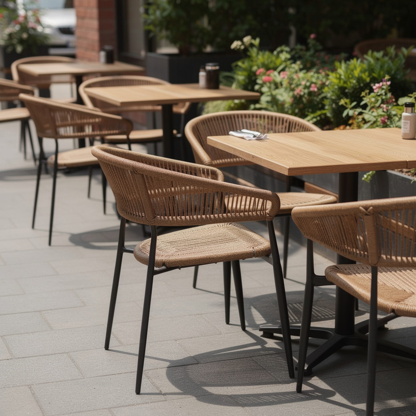 Outdoor Terrassen Stuhl "Jessy" honey Outdoor Terrassen Stuhl "Jessy" honey